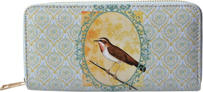 Juleeze Portemonnee 10x19 cm Groen Polyester Vogel