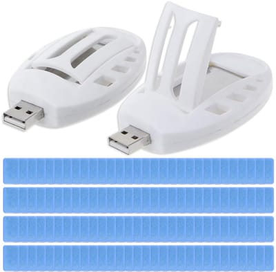 Draagbare USB muggenbestrijding met 120 tabletten, effectief tegen vliegen, motten en muggen in de zomer