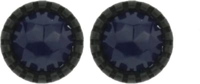 Behave - Oorstekers - Rond 1,3 cm - Donker Blauw
