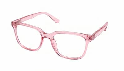 Leesbril Vista Bonita CUBO - Kleur Salinas Pink - Sterkte +0.50 - Eersteklas leesbril met flexveren - Leesglazen van uitstekende kwaliteit - Incl. bijpassende briletui en poetsdoekje