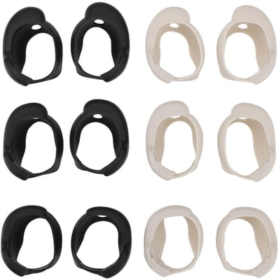 Dailygoods - 6 Paar Siliconen Oordopjes Covers voor Comfortabele Pasvorm