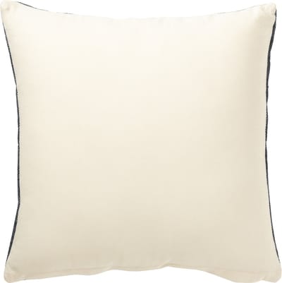 J-Line kussen Vierkant Etnische Motieven - katoen - donkerblauw/wit
