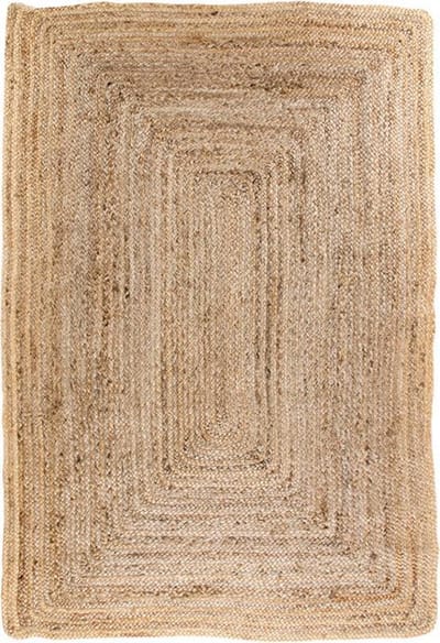 Broom vloerkleed 135x65 cm in jute natuur.