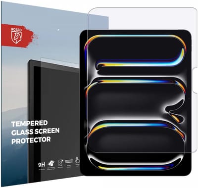 Rosso Screen Protector Geschikt voor iPad Pro 13 (2024/2025) | Beschermlaag | Glasplaatje | 9H Tempered Glass | Gehard Glas | Beschermglas