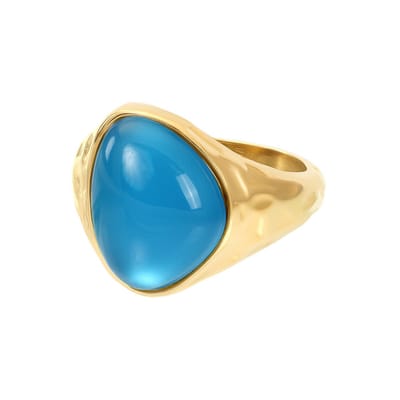Fame-Azul-Goudkleurig-Dames Ring