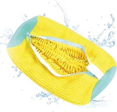 Waszak voor schoenen, herbruikbare ritssluiting, pluche bescherming voor gymschoenen en tennisschoenen, 1 stuk
