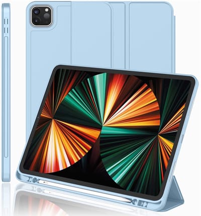 EtuiTab - Smartcase Tablethoes - Apple iPad PRO 11 2021 2020 - Met Rysikruimte - Blauw