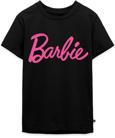 Barbie Klassiek Logo Premium T-Shirt Tiener