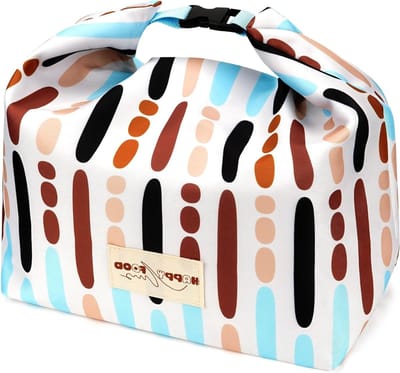 Isolerende Snacktas voor Lunch, Herbruikbare Picknick Accessoires, Draagbare Voedselopslag, Waterdichte Koeltas voor Volwassenen (Blauw)