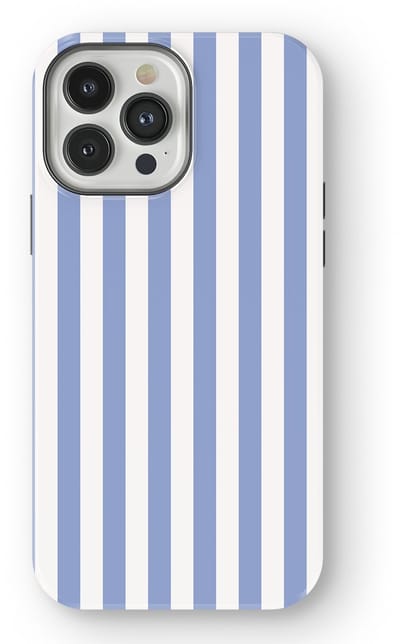DripCase Gestreept Hoesje geschikt voor iPhone 13 Pro Max | Backcover met Mag | Stripes Motief | Trendy Case geschikt voor iPhone 13 Pro Max met Strepen Ocean Lane