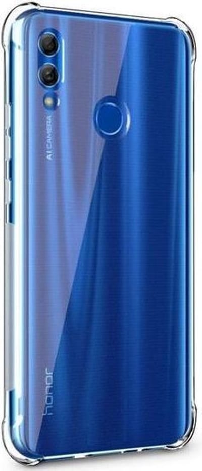Ntech Hoesje Geschikt voor Huawei P Smart 2019 Anti Shock Back hoesje
