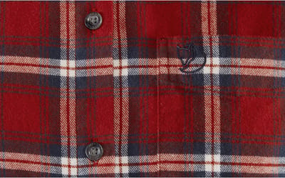 Fjällräven Övik Flannel Shirt - Damesblouse lange mouw - Mesa Purple-Fog