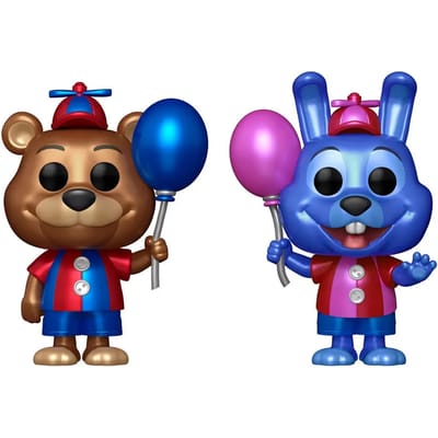 Verzamelaarsbeeldje Funko POP Five Nights At Freddys Ballon Freddy & Balloon Bonnie (x2)