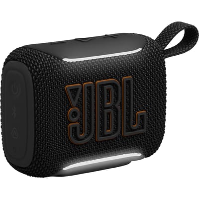JBL Go 5 - Draadloze Bluetooth Mini Speaker – Voor Onderweg en Thuis – Sfeerverlichting - Draadloos Muziek Box – Boxje - 10 uur - IP68 - Waterdicht - Zwart