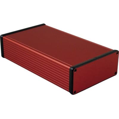 Hammond Electronics 1455Q2201RD Profielbehuizing 220 x 125 x 51.5 Aluminium Rood 1 stuk(s)