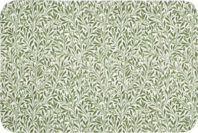 Badmat 90x60 cm - Antislip - Botanisch - Takken - Groen - Badmatten voor badkamer - Badkamermat - Douchemat - Badkamer mat
