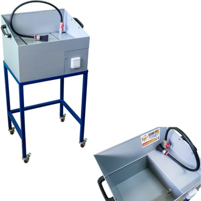 Pro-Line PRO-LINE 500 - Mobiele Werkplaatsreiniger - Gesloten Circuit - 20L Capaciteit - 50kg Draagvermogen
