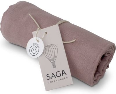 Saga Copenhagen | Hydrofiele Doek Hula Swaddle 100x100cm Mauve