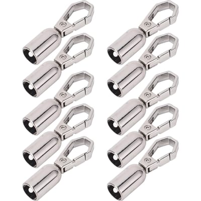 10 Sets Touwu Haak Zinklegering 8 mm Gat Ophangbel Haakbevestigingen en 10 mm Schroeven voor