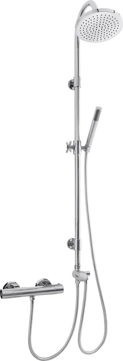 Exellence Altara douchecombinatie thermostaatkraan 20cm douchekop chroom