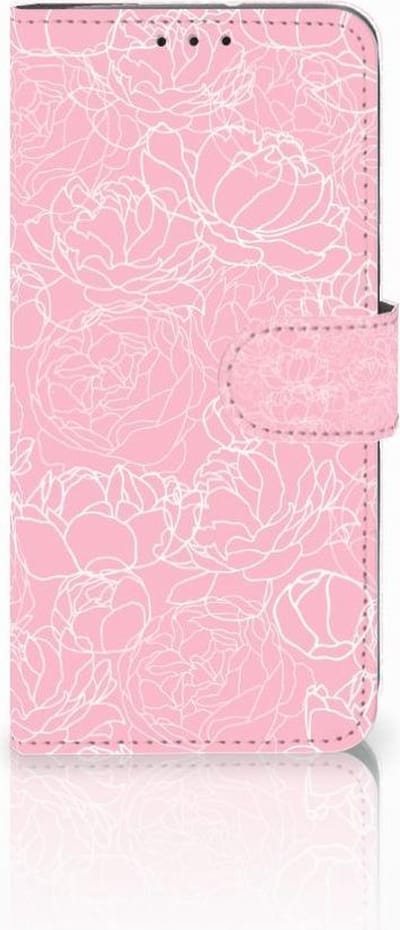 Motorola Moto G7 Power Hoesje White Flowers