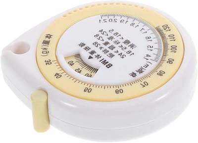 Meetlint Lichaamsvet - Rolmaat Naaien - Matent bijhouden - Automatisch intrekbaar - 6 cm - Multi