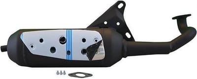 Tecnigas-uitlaat voor Benelli 50 Namur-scooter 030737511 / Silent Pro / 2t nieuw