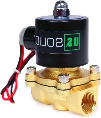 Solenoid Klep - Waterklep - Watersystemen Besturen - Directe Werking - 1/2 Inch - Zilverkleurig