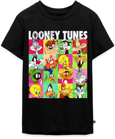 Looney Tunes Karakters Collage Premium T-Shirt Tiener