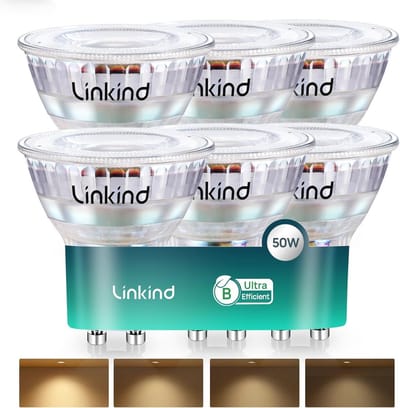 Dimbare GU10 LED Spotlampen - 2,5W (50W) - Warm Wit - 415 lm - Energieklasse B - 6 Stuks
