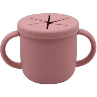 Kinderbeker Siliconen Voedselbewaarbox Effen Kleur Baby Drinkbeker Draagbare Kinder Snacks Container met Deksel Schaal BPA-vrij 200ml