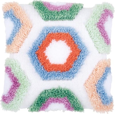 Knoop kettingsteekkussen kit Hexagon pattern - Vervaco - PN-0175326