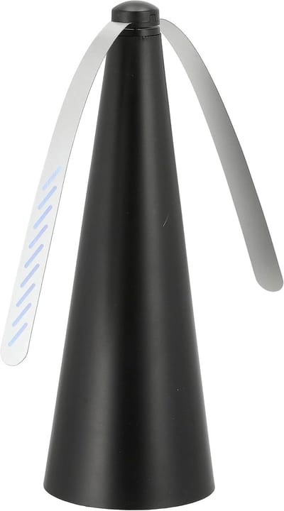 Vliegen Verjager - Vliegenverjager voor op tafel - vliegen bestrijding - zwart - muggen - voor op tafel zomer - ventilator - restaurant - horeca - Muggen