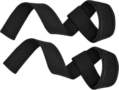 Deadlift en Powerlift Straps met Neopreen Polssteun, Antislip Handgrepen voor Krachttraining en Bodybuilding, Duurzaam en Comfortabel voor de Sportschool
