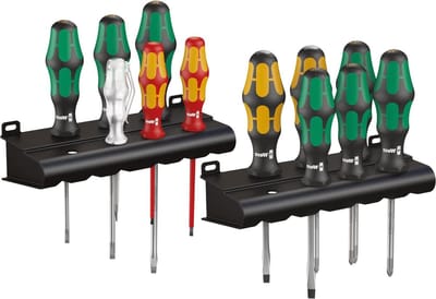 Kraftform XXL 05051010001 schroevendraaierset - 12-delig - uitgebreide gereedschapsset