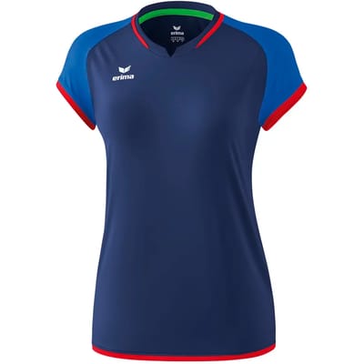 Erima Sportshirt - Maat 34  - Vrouwen - navy/blauw/rood