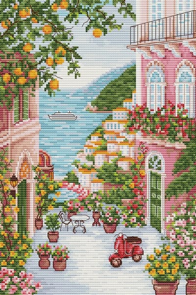 Borduurpakket Luca-S - Positano, Italy - PK02