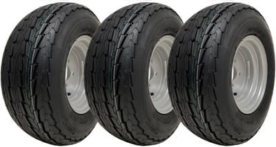 20,5x8,0-10 Aanhangwagenwielen, 100 mm PCD, Wanda P815, straatlegaal, draagvermogen 412 kg (set van 3)