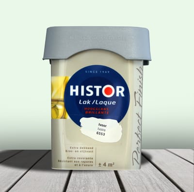 Histor Perfect Finish Lak Hoogglans 0,25 liter - Ivoor