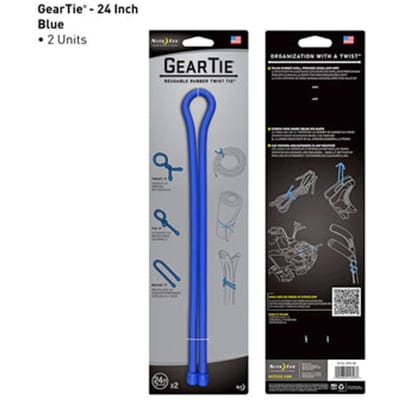 Nite ize gear tie 24" 2pack blue