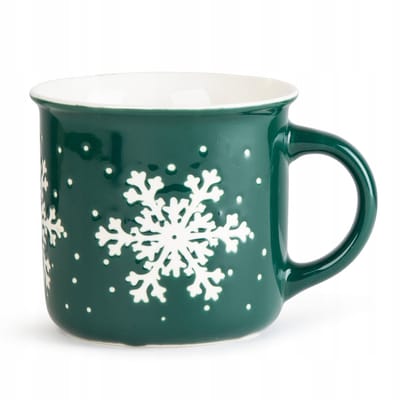 Homla Trinkie Mok Groen met Sneeuwvlok - 0,36L