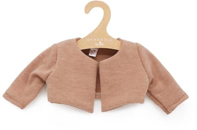 Asi poppenkleding gebreid vestje roze - poppenaccessoire.