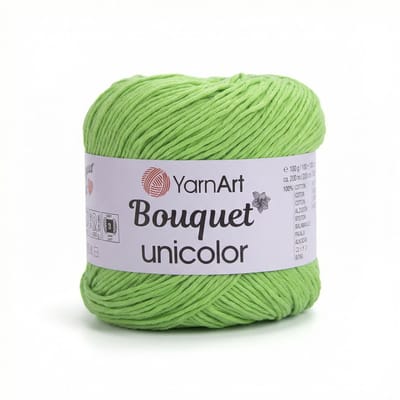 YarnArt Bouquet Unicolor - Katoen Garen - Effen - 100g - 200m - Kleur 3219