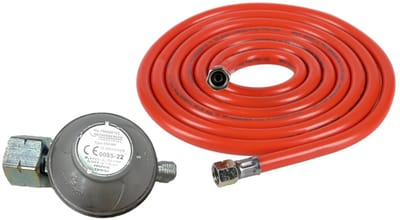 ROTHENBERGER Industrial Set Gasdrukregelaar 300 mbar met 0,8 m Lagedrukslang | 2 kg/u | Uitgangsgewinde 3/4" - 1500005431