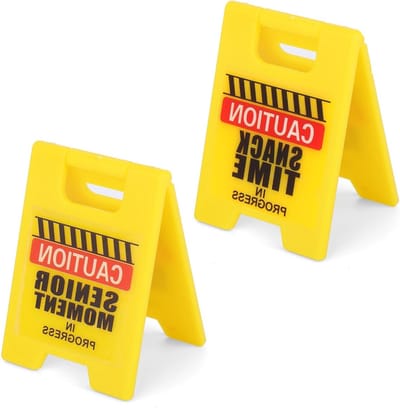 2 Stuks Notitie Overstimulerende Bureaublad Bord, Grappige Bureau Signalen en Sticky Note Houder voor Collega's, Werknemers en Kantoor Versiering