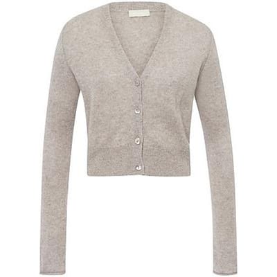 Vest en 100% kasjmier Van Peter Hahn beige