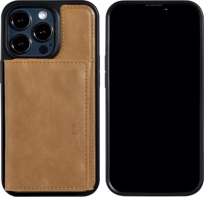 UNIQ Accessory Bruin Pu Back Cover Telefoonhoesje voor Apple iPhone 13 Pro - Beschermt & Stylet!