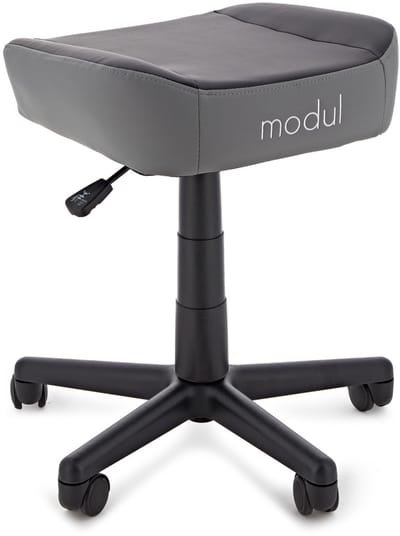 modul Poef, zwart en grijs