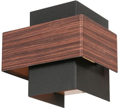 Wandlamp | 13,5 cm | Muro | G9 | bruin goud zwart | metaal | design landelijke moderne trendy verlichting