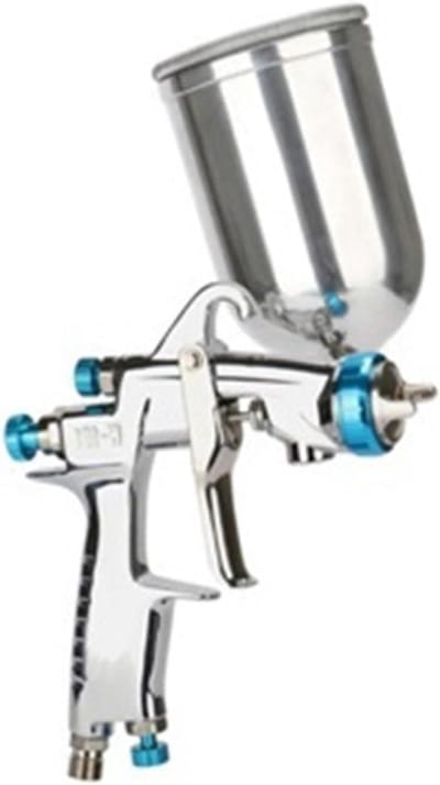 Luchtspuitpistool Set - Spuitpistool Pneumatisch - Voertuig Reinigen - Metalen Cup - 1.0/1.3/1.5/1.8 mm - Zilver